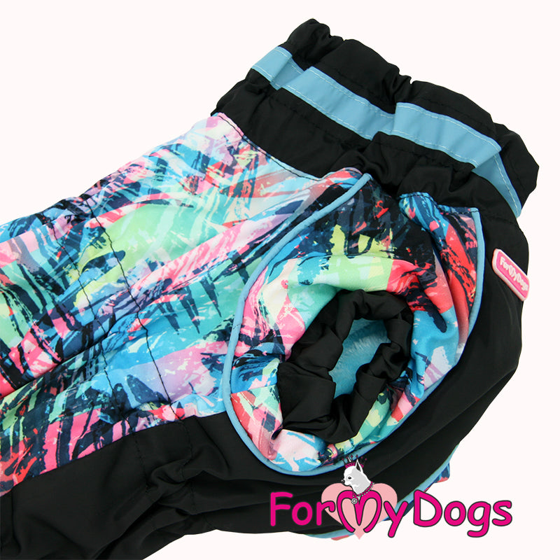 ForMyDogs - "Colourful" mäyräkoiran talvihaalari, uroksen malli