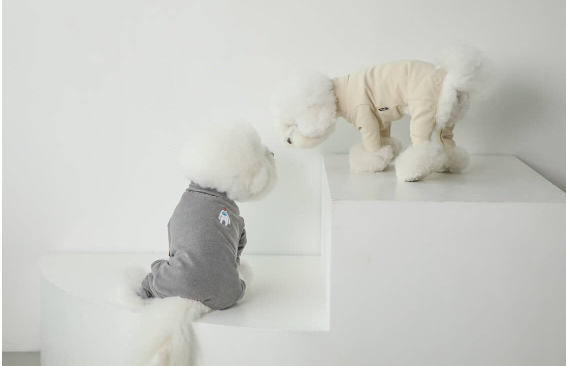 PuppyGallery - "Yeti jumpsuit" koiran velourihaalari , unisex malli