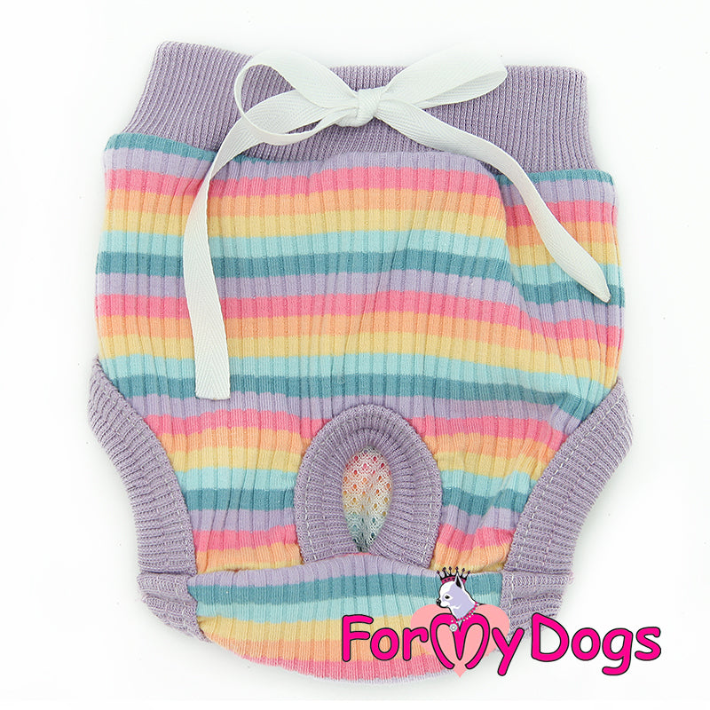 ForMyDogs- "Cotton Candy Rainbow" koiran juoksuhousut