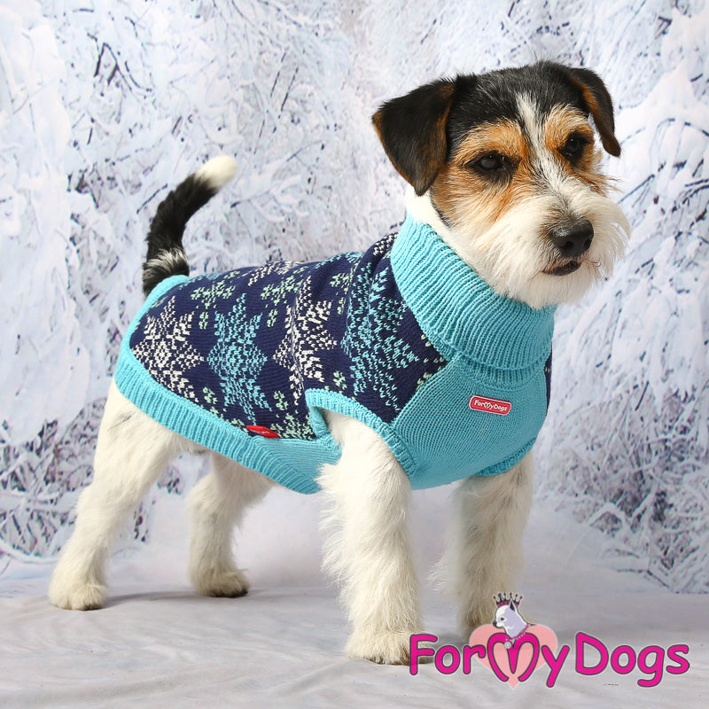 ForMyDogs - "Snowflakes" koiran akryylineule, unisex malli