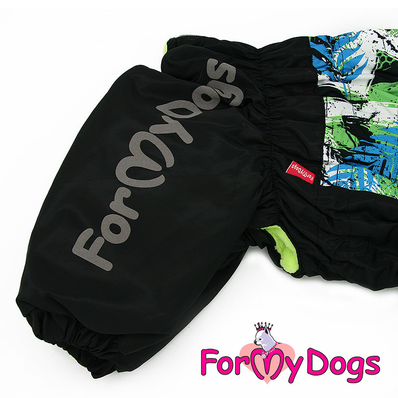 ForMyDogs - "Green forest" koiran talvihaalari, keskikokoinen/iso koira, uroksen malli