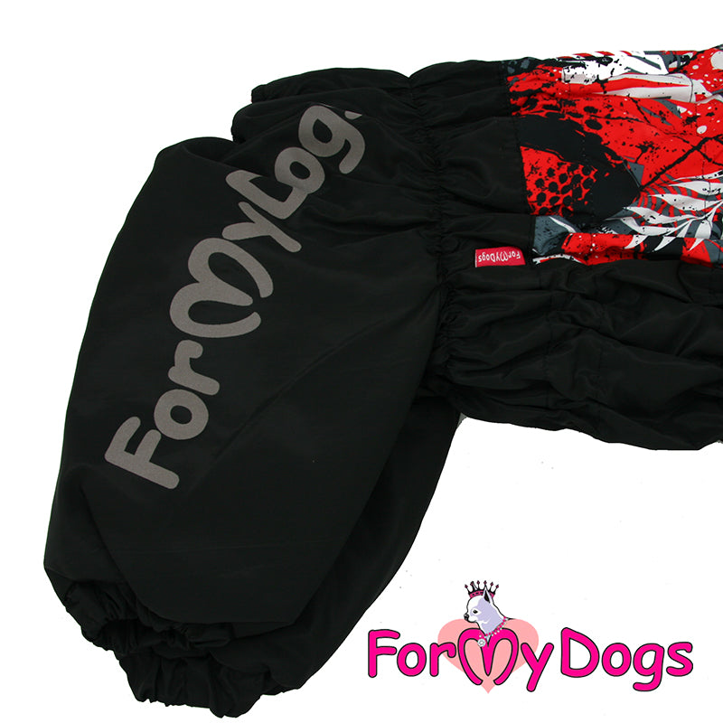 ForMyDogs - "Red forest" koiran talvihaalari, keskikokoinen/iso koira, nartun malli