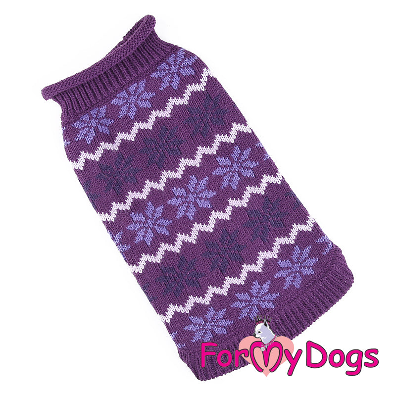 ForMyDogs - "Snowflakes and stripes" koiran akryylineule, unisex malli