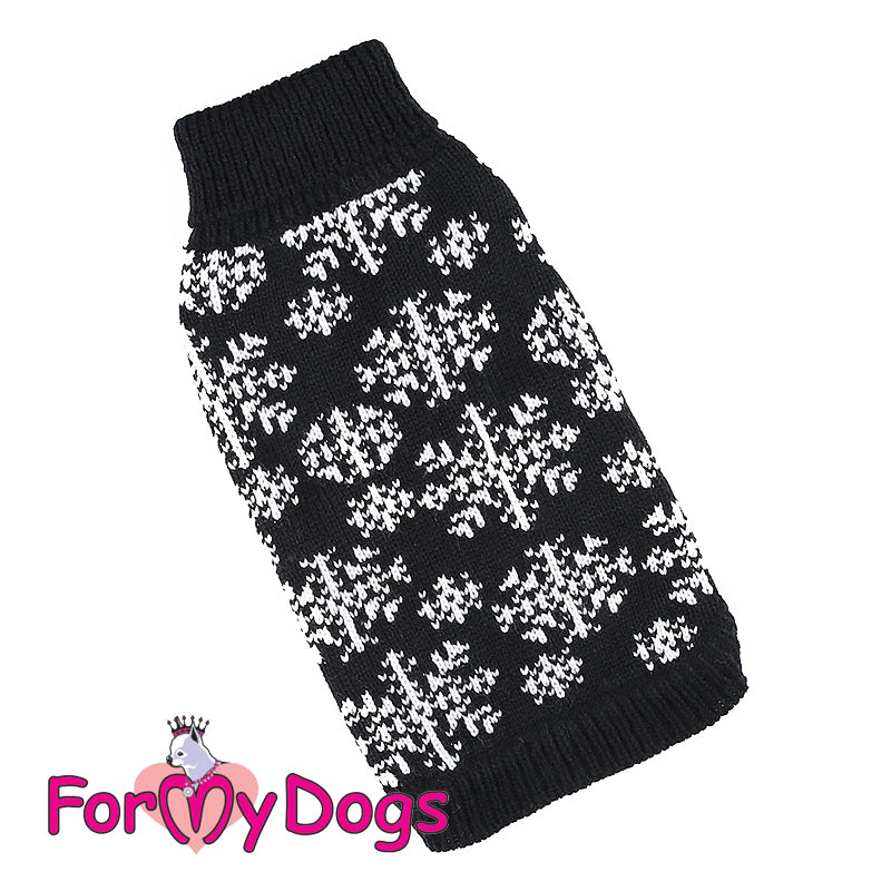 ForMyDogs - "Snowflakes" koiran akryylineule, unisex malli