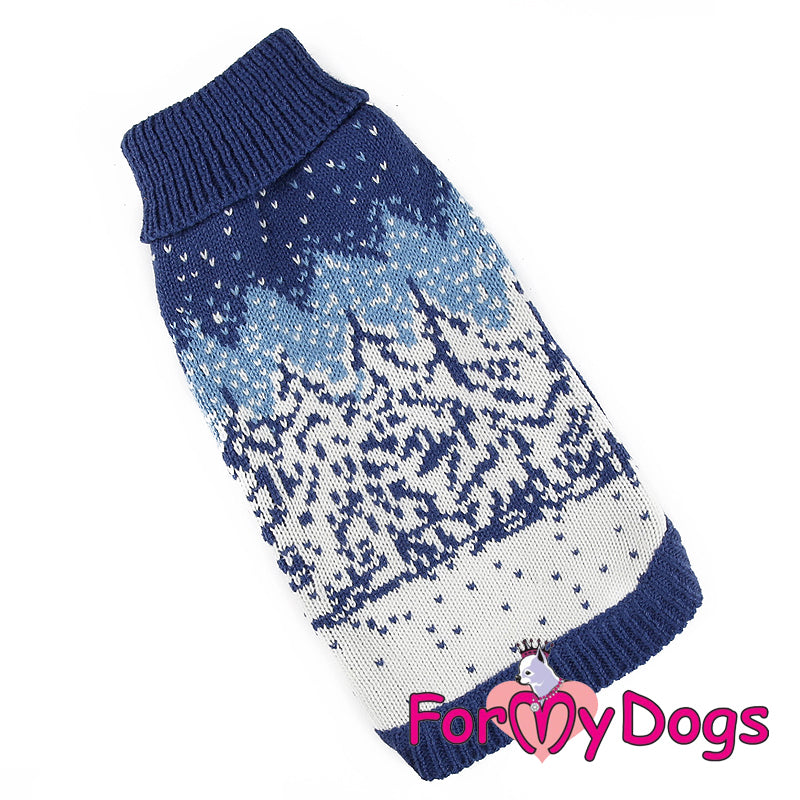 ForMyDogs - "Winter forest" koiran akryylineule, unisex malli